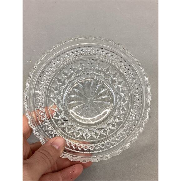 Set Of 2 Anchor Hocking Wexford Small Bowl & Indiana Glass Divided Serving Tray - Picture 8 of 16